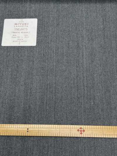 3ML0075 MIYUKI Standard Collection ETERNALS Medium Gray Herringbone