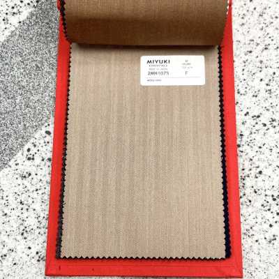25SS MIYUKI Textile SOLARO Light Brown Woven Pattern