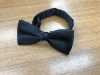 VBF-BK VANNERS Textile Bow Tie Black Satin