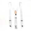 SR-WHITE SR-WHITE Suspenders EXCY Braces White Plain 2-in-1 35mm Elastic