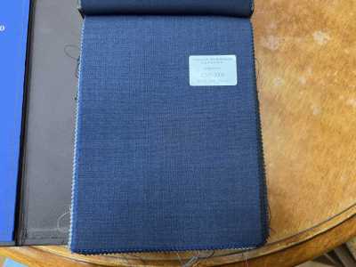 CANONICO Standard Super120's Blue Gray Plain