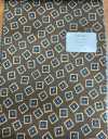 URJ-062 Italian Cupro 100% Printed Lining Box Pattern Brown