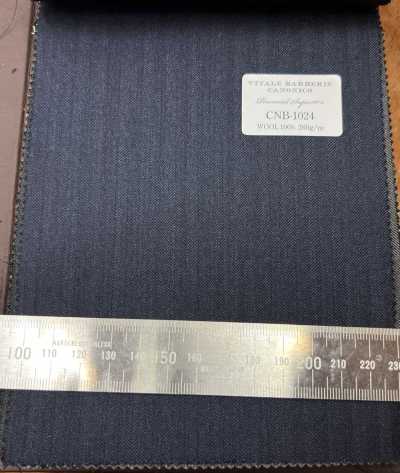 CANONICO Standard Super 110's PERENNIAL Navy Shadow Stripe