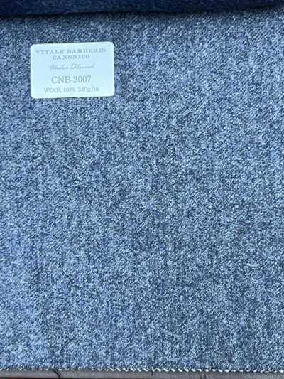 CNB2007 CANONICO Standard WOOLEN FLANNEL Blue-Gray Plain