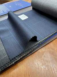 14CN1578 CANONICO Super150' Single Thread REVENGE Navy Prince Of Wales Check[Textile] CANONICO Sub Photo