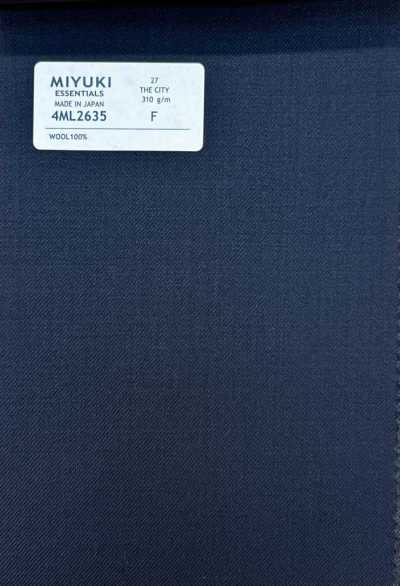 4ML2635 26AW THE CITY Twill Dark Navy Blue