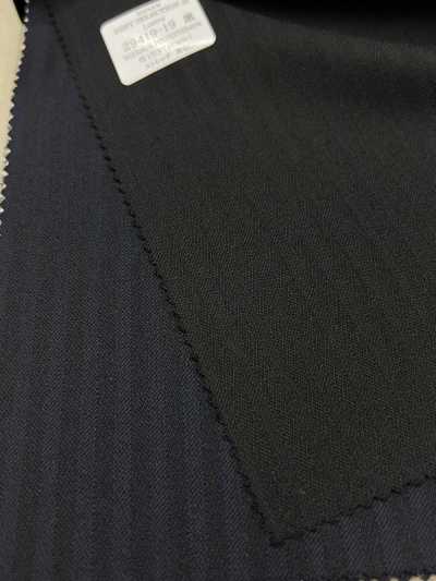 LUSTRE Stretch Wool Polyester Dobby Pattern 3 Color Variations Shadow Stripe