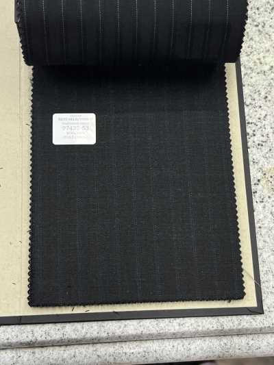 TRADITIONAL FABRIC Suits, Multi-material, Black, Striped
