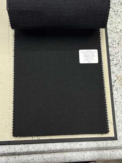 TRADITIONAL FABRIC Various Materials For Suits Black Bird's-eye Pattern