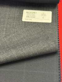 2ML3242 Textile MIYUKI ESSENTIALS TROPICS Charcoal Heaven Gray Stripe Miyuki Keori (Miyuki) Sub Photo