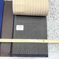 15CN1580 CANONIC 21μ WOOL&LINEN TROPICAL Brown Glen Check[Textile] CANONICO Sub Photo