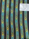 URJ-089 Made In Italy 100% Cupra Printed Lining Zipper Blue