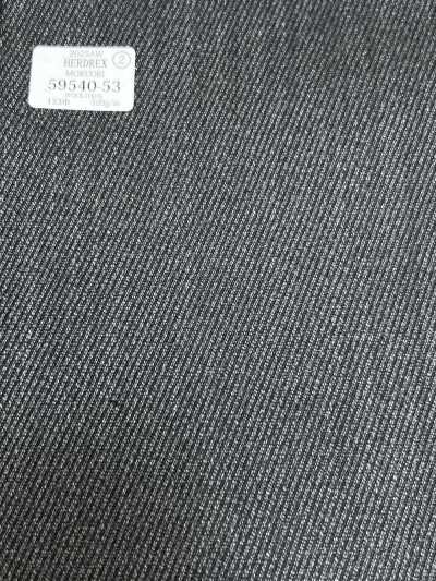 59540-53 26AW HERDREX [MOKUORI] Mokuori Gray Serge Twill Deodorant Wool