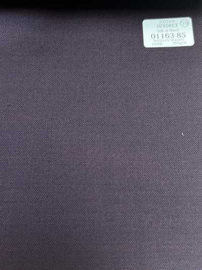 26AW HERDREX [Silk & Wool] Silk & Wool Violet Plain