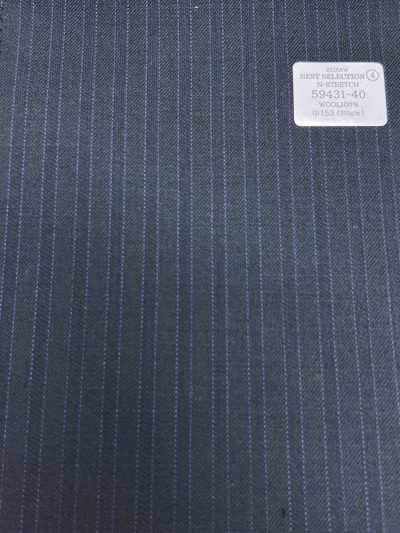 59431-40 26AW BEST SELECTION [N-STRETCH] N-Stretch Dark Navy X Purple Shadow Stripe
