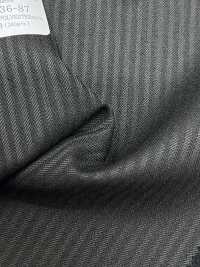 59436-87 25AW BEST SELECTION [Lustre] Luster Gray Shadow Stripe[Textile] Kunishima Co., Ltd. Sub Photo