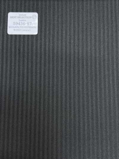 59436-87 26AW BEST SELECTION 【Lustre】Lustre Gray Shadow Stripe