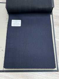 59437-24 25AW BEST SELECTION [Lustre] Luster Navy Shadow Check[Textile] Kunishima Co., Ltd. Sub Photo