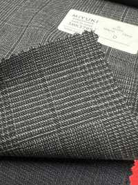 3MK3795 25AW ACTIVA Glen Check Charcoal Heaven Gray[Textile] Miyuki Woolen Mills Sub Photo