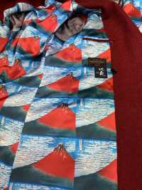 TPS3002 Katsushika Hokusai Print Lining, Repeat Pattern Sub Photo