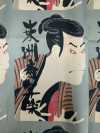 TPS2001 Toshusai Sharaku Print Lining, Repeat Pattern