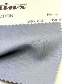 19118A-4 Formal DOMINX Standard Collection SP100'S + Cashmere Tussar Gray[Textile] Kuzuri Woolen Fabric (DOMINX) Sub Photo