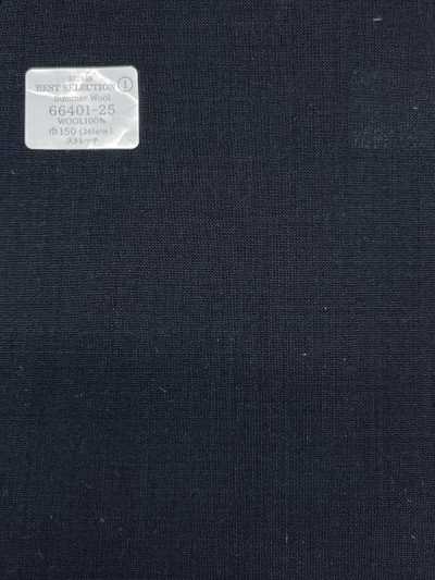 66401-25 26SS BEST SELECTION [Summer Wool] Summer Wool Black Solid