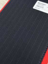 2MK4410 26SS Miyuki Textile MIYUKI ESSENTIALS ACTIVA Navy Stripe Miyuki Woolen Mills Sub Photo