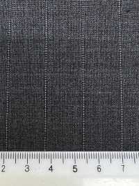 2MK4443 Textile MIYUKI ESSENTIALS ACTIVA Medium Gray Stripe Miyuki Woolen Mills Sub Photo
