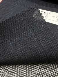 2MK4454 26SS Miyuki Textile MIYUKI ESSENTIALS ACTIVA Navy Check Miyuki Woolen Mills Sub Photo