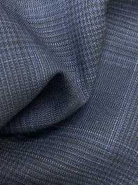 2MK4454 26SS Miyuki Textile MIYUKI ESSENTIALS ACTIVA Navy Check Miyuki Woolen Mills Sub Photo