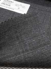 2MK3626 Textile MIYUKI ESSENTIALS ACTIVA COOLTEC Medium Gray Check Miyuki Woolen Mills Sub Photo