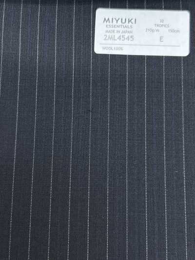 2ML4545 26SS MIYUKI Fabrics Essentials TROPICS Navy Stripe