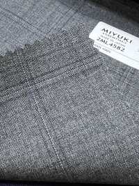2ML4582 26SS Miyuki Textile MIYUKI Essentials TROPICS Medium Gray Check Miyuki Woolen Mills Sub Photo
