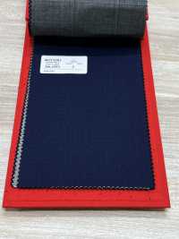 2ML4593 26SS Miyuki Textile MIYUKI Essentials TROPICS Navy Check Miyuki Woolen Mills Sub Photo