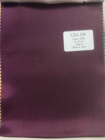 URJ-106 Italian-made 100% Cupro Printed Lining, Burgundy
