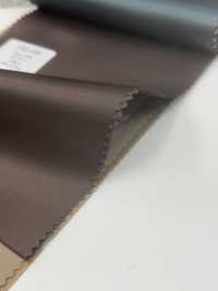 URJ-109 Italian-made 100% Cupro Printed Lining, No Pattern Brown. TCS Sub Photo