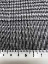 M02053-9 KUNISHIMA1850 Exclusive Line [Extrafine Wool 140's] Black And White Glen Check[Textile] Kunishima Co., Ltd. Sub Photo