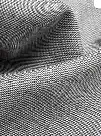 M02054-9 KUNISHIMA1850 Exclusive Line [Extrafine Wool 140's] Black And White Sharkskin[Textile] Kunishima Co., Ltd. Sub Photo