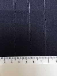 M02061-2 KUNISHIMA1850 Exclusive Line 【Superfine Worsted】Navy Chalk Stripe[Textile] Kunishima Co., Ltd. Sub Photo