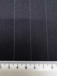 M02062-4 KUNISHIMA1850 Exclusive Line 【Superfine Worsted】Navy Herringbone[Textile] Kunishima Co., Ltd. Sub Photo