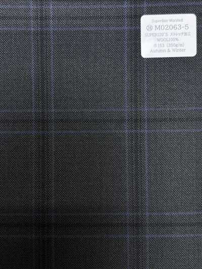 M02063-5 KUNISHIMA1850 Exclusive Line [Superfine Worsted] Gray Check