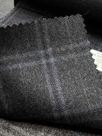 M02065-3 KUNISHIMA1850 Exclusive Line 【Superfine Worsted】Blue Heathered Check[Textile] Kunishima Co., Ltd. Sub Photo