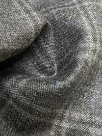 M02065-4 KUNISHIMA1850 Exclusive Line 【Superfine Worsted】Gray Heather Check[Textile] Kunishima Co., Ltd. Sub Photo