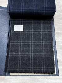 M02065-4 KUNISHIMA1850 Exclusive Line 【Superfine Worsted】Gray Heather Check[Textile] Kunishima Co., Ltd. Sub Photo