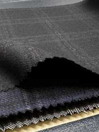 M02066-4 KUNISHIMA1850 Exclusive Line 【Superfine Worsted】Gray Heather Check[Textile] Kunishima Co., Ltd. Sub Photo