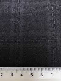 M02066-4 KUNISHIMA1850 Exclusive Line 【Superfine Worsted】Gray Heather Check[Textile] Kunishima Co., Ltd. Sub Photo