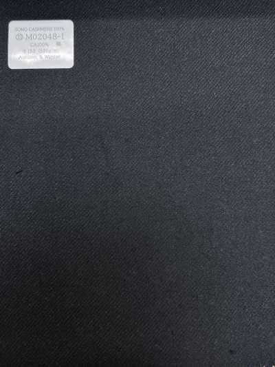 M02048-1 KUNISHIMA1850 Exclusive Line 【SOMO CASHMERE 100%】 Black Plain