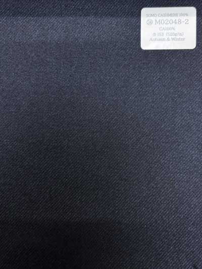 M02048-2 KUNISHIMA1850 Exclusive Line [SOMO CASHMERE 100%] Navy Solid