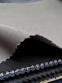 M20255-7 KUNISHIMA1850 Exclusive Line 【SUPER EXCLUSIVE GABARDINE】 Gray Beige No Pattern[Textile] Kunishima Co., Ltd. Sub Photo